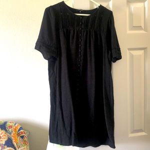 Madewell linen blend shift dress